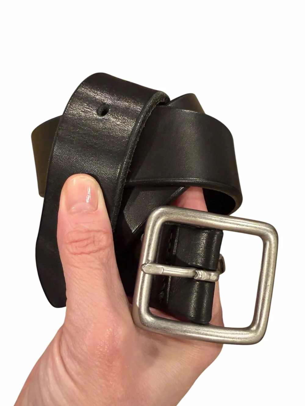 J.Crew 1.25” Italian Leather Belt size 32